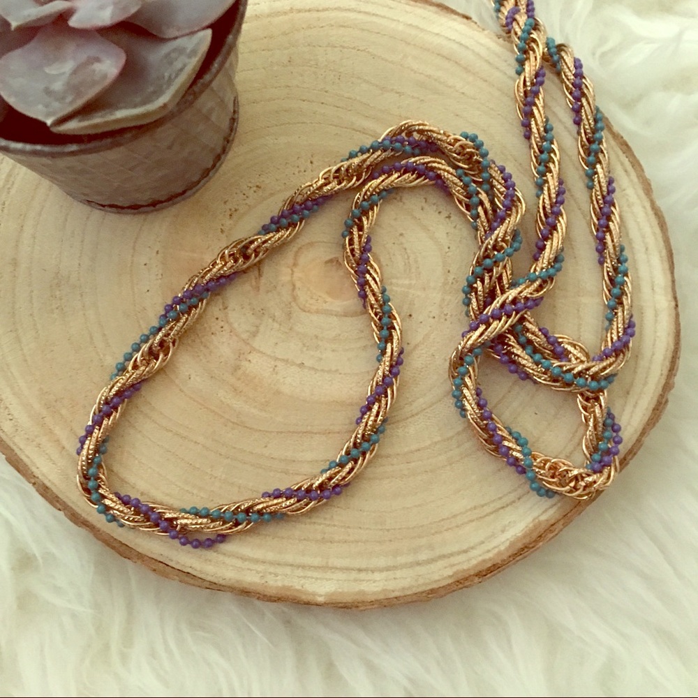 Mixed Chain Long Necklace